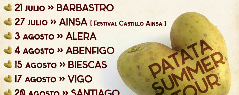 Cartel de las actuaciones de Bombea! del verano 2024